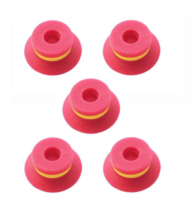 SICODA Industrial Flat Vacuum Suction Cup F Series Single-Layer Silicone Robotic Arm Accessory with Ribs,Pack of 5 pcs (F20) - Image 1